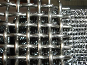 Largeur tissée sertie par replis galvanisée de Mesh Stainless Steel 1-5m de fil résistant à l'acide