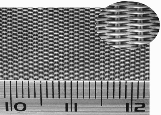 Fil Mesh Dia de 24×110 Mesh Ss 304 0.355×0.25mm armure néerlandaise simple de 120 microns