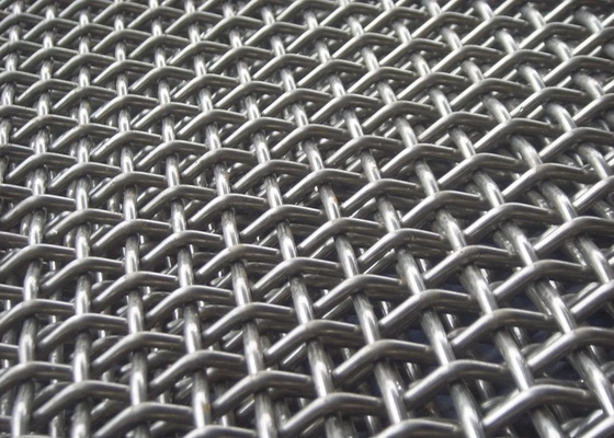 SS304 a tout simplement serti par replis la maille d'écran de Mesh Fence Carbon Steel Mining de fil