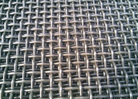 SS304 a tout simplement serti par replis la maille d'écran de Mesh Fence Carbon Steel Mining de fil