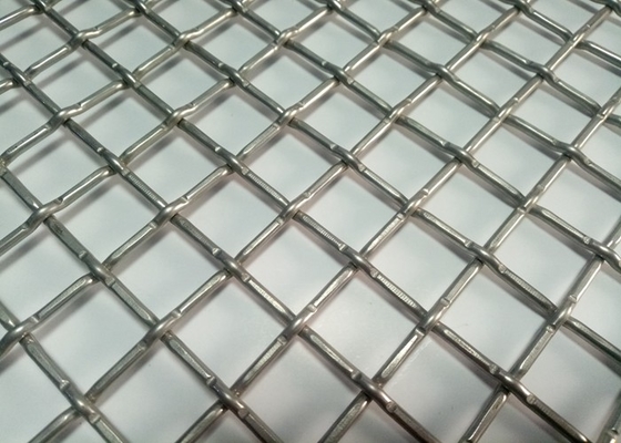 Résistance à l'usure sertie par replis par serrure de Mesh Carbon Steel Surface Untreatment de fil