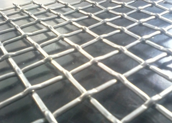 Résistance à l'usure sertie par replis par serrure de Mesh Carbon Steel Surface Untreatment de fil