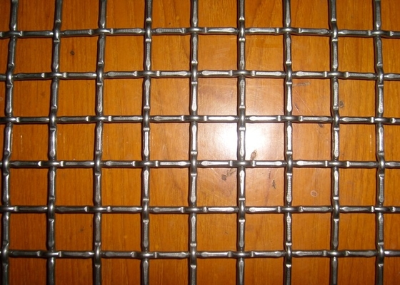 Résistance à l'usure sertie par replis par serrure de Mesh Carbon Steel Surface Untreatment de fil
