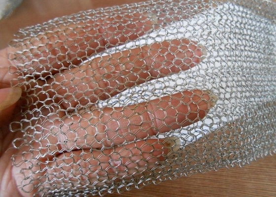 Diamètre de fil tricoté du grillage 0.10mm -0.45mm d'acier inoxydable