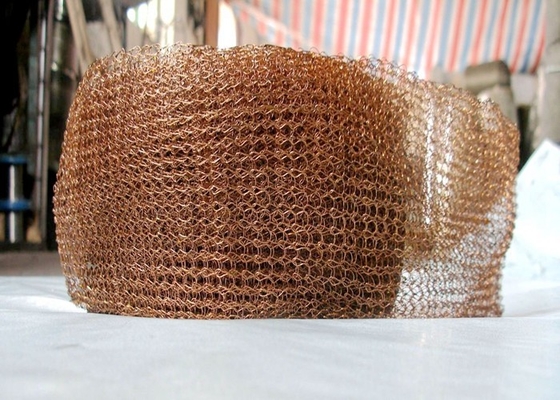 Diamètre de fil tricoté de cuivre du grillage 0.018-2.03mm non inflammable