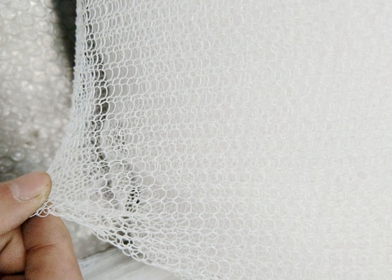 Maille tricotée par polypropylène, maille en plastique de tricotage durable molle