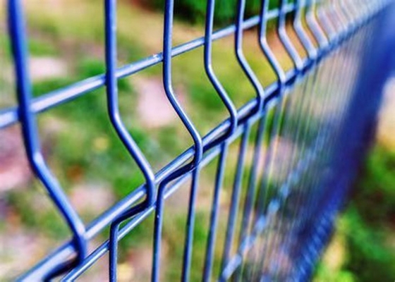 PVC Coated Welded Wire Mesh Panel Long Hole 2.0 - 4.0mm Wire Gauge