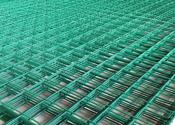 PVC Coated Welded Wire Mesh Panel Long Hole 2.0 - 4.0mm Wire Gauge