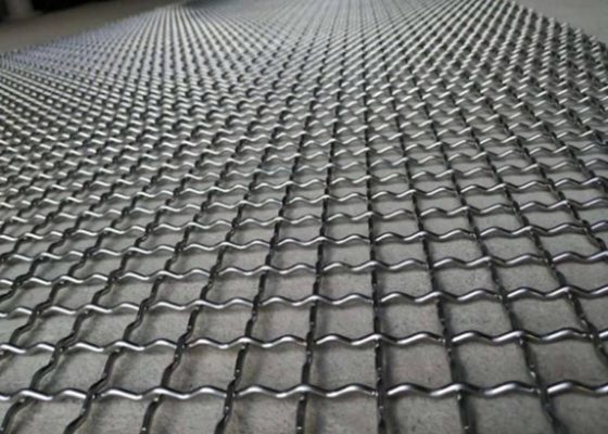 grillage galvanisé d'immersion chaude de 0.5-10mm, acier inoxydable Mesh For Protection serti par replis