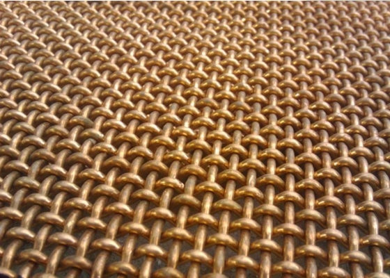 Le type tissé par largeur pure serti par replis longueur de la maille 0.6-1.3m de câblage cuivre a adapté aux besoins du client