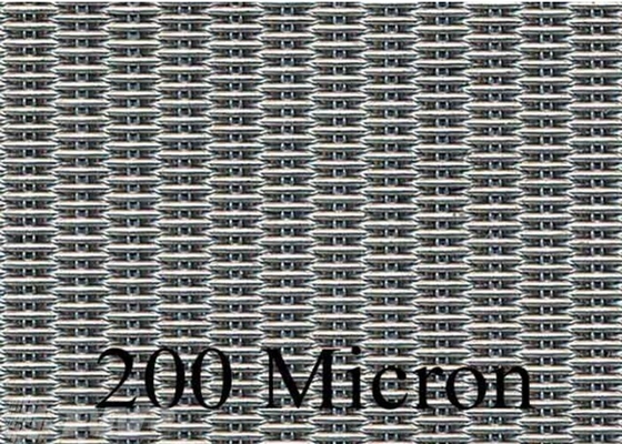 tissu filtrant de maille de 12x64 Mesh Stainless Steel Dutch Wire/200 microns