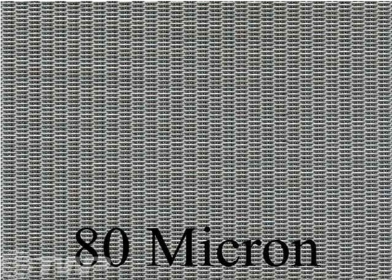 Micron néerlandais 24x110 de Mesh Filter Cloth 80 de fil d'acier inoxydable d'armure