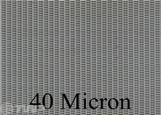 50x250 engrènent l'acier inoxydable Mesh For Filter Free Sample de 40 microns