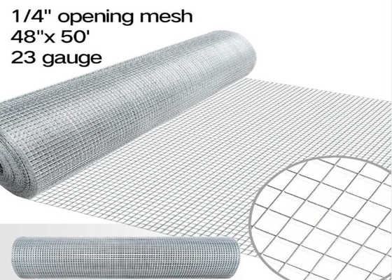 Grillage soudé par construction 1/4&quot; X 1/4&quot; perforation rectangulaire large de l'ouverture 1m