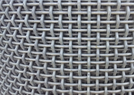 grillage d'acier au carbone de 0.5-12mm, maille sertie par replis de tamis en métal