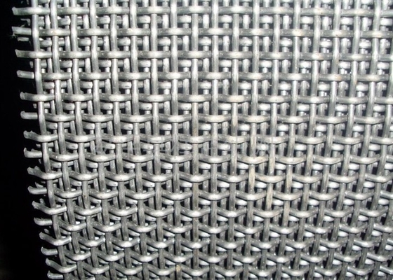 grillage d'acier au carbone de 0.5-12mm, maille sertie par replis de tamis en métal