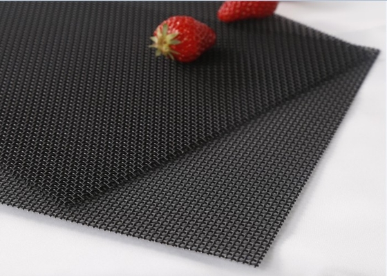 Maille ignifuge de moustique de solides solubles 304, écran résistant de fenêtre d'armure toile