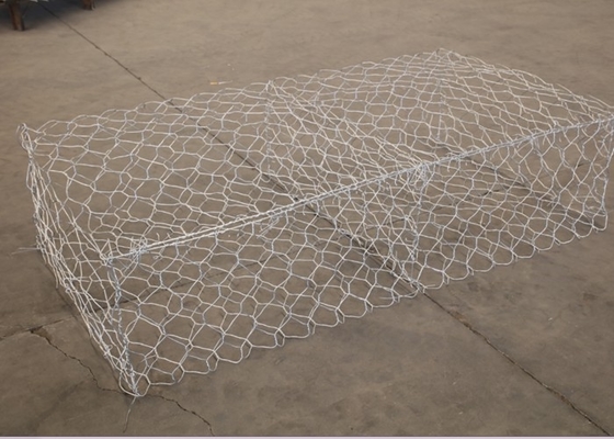 Gabion galvanisé de sac à mesure de fil de Mesh Gabion Basket 2.0-4.0mm de fil