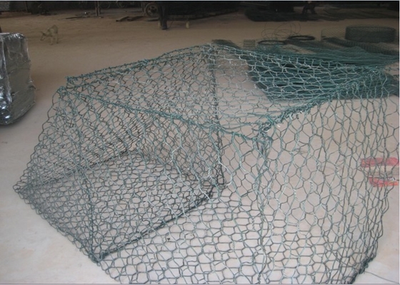 Gabion galvanisé de sac à mesure de fil de Mesh Gabion Basket 2.0-4.0mm de fil
