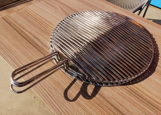 Couleur argentée saine/hygiénique de 316 304 grils d'acier inoxydable pour le BARBECUE