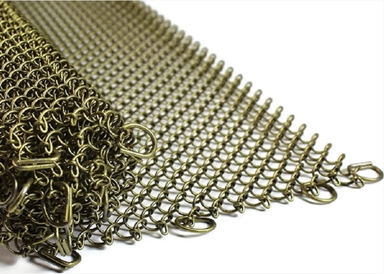 rideau architectural en écran de Mesh Acid Resistant Fireplace Mesh en métal de 1.5mm