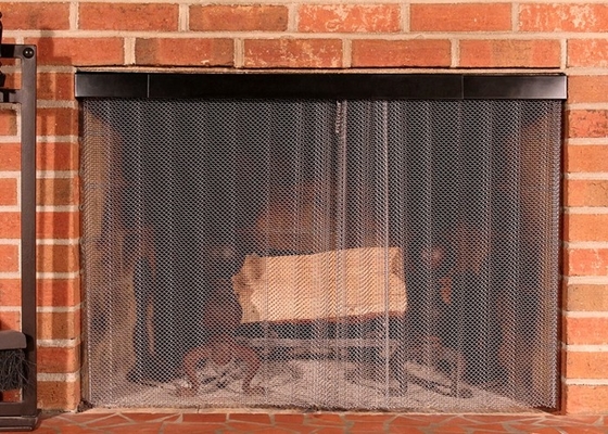 rideau architectural en écran de Mesh Acid Resistant Fireplace Mesh en métal de 1.5mm