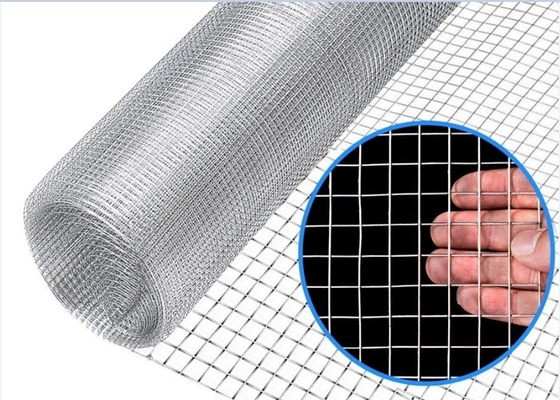 grillage en acier galvanisé par 0.5mm-5mm, grillage carré de poulet de 1.5m
