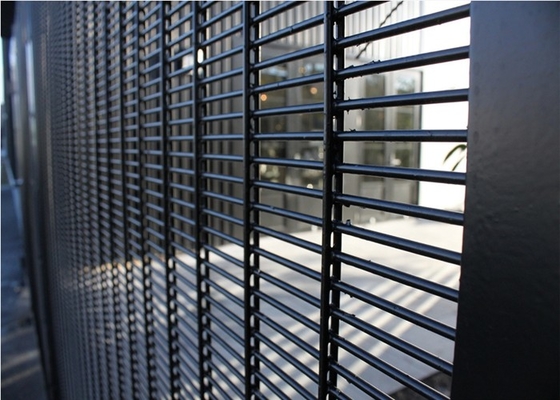 Barrière de sécurité soudée double par fil, grillage galvanisé argenté Panels de 1m