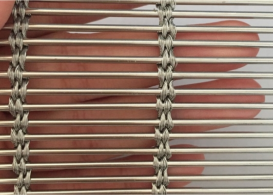 maille architecturale tissée par 10m en métal/Mesh Curtain For Construction décoratif