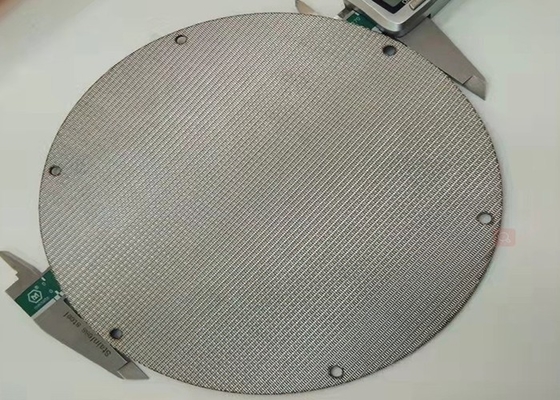 Filtre adapté aux besoins du client d'acier inoxydable Mesh Discs For Lubrication Oil du diamètre 0.02mm