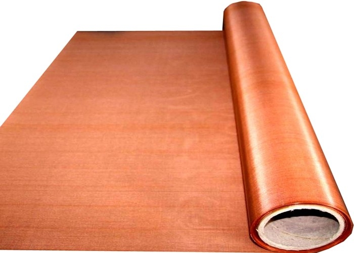 aperçu gratuit de textile tissé d'en cuivre de 80x80 Mesh Copper Wire Mesh 0.11-0.12m