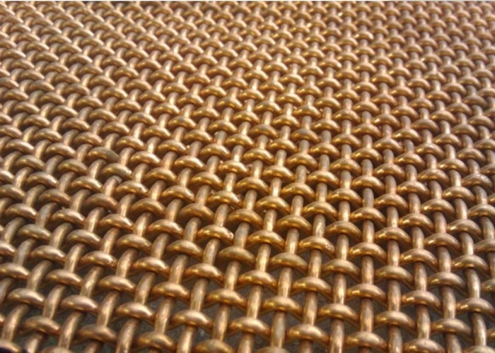 Le type tissé par largeur pure serti par replis longueur de la maille 0.6-1.3m de câblage cuivre a adapté aux besoins du client