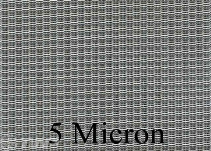 T316 200x1400 Mesh Dutch Weave Screen Mesh, tissu de filtre de 5 microns