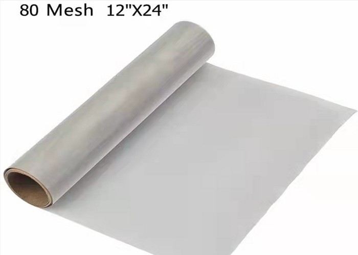 fil Mesh Roll 80X80 Mesh For Sieving/filtrage d'acier inoxydable de 1M X 100F