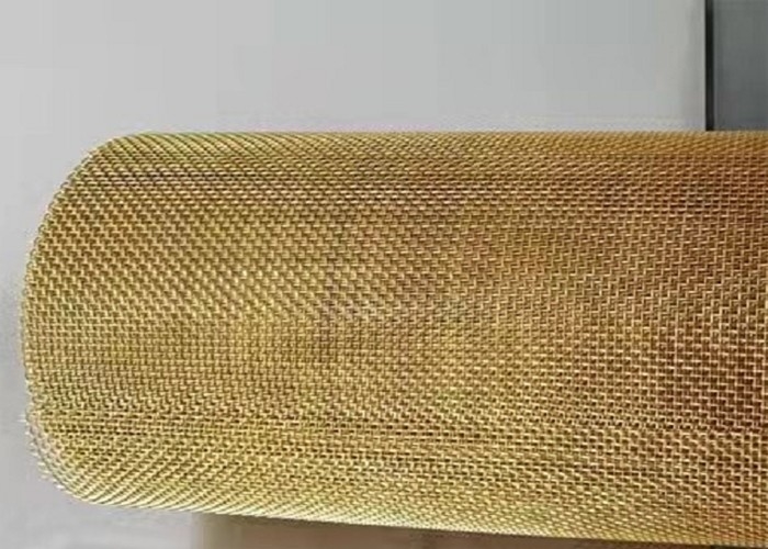Grillage décoratif en laiton SWG38 60X60 Mesh Plain Weave Woven Type