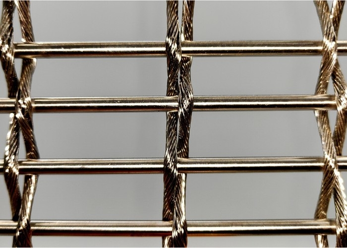 maille architecturale tissée par 10m en métal/Mesh Curtain For Construction décoratif