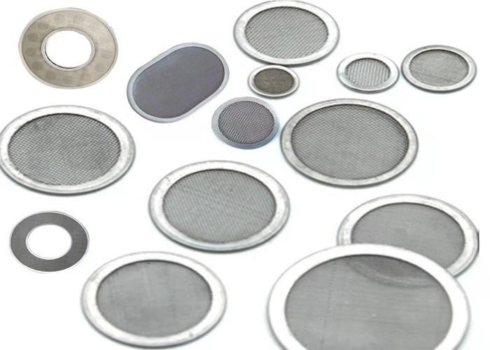 Filtre adapté aux besoins du client d'acier inoxydable Mesh Discs For Lubrication Oil du diamètre 0.02mm